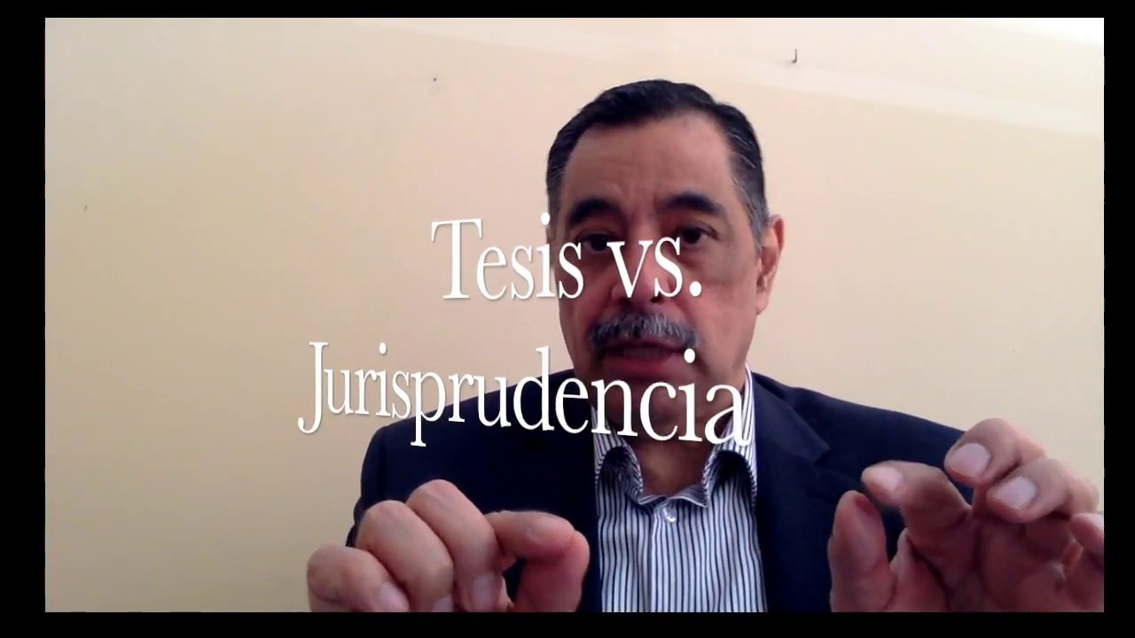 TESIS Y JURISPRUDENCIA